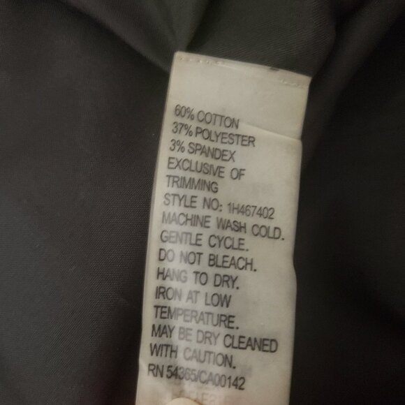 Peter Nygard Jacket Blazer 18 Embroidered 3/4 Sleeves Black Gold Full Zip Lined - Picture 9 of 9